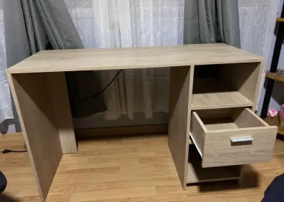 Escritorio de melamina  con cajón - miniatura 5