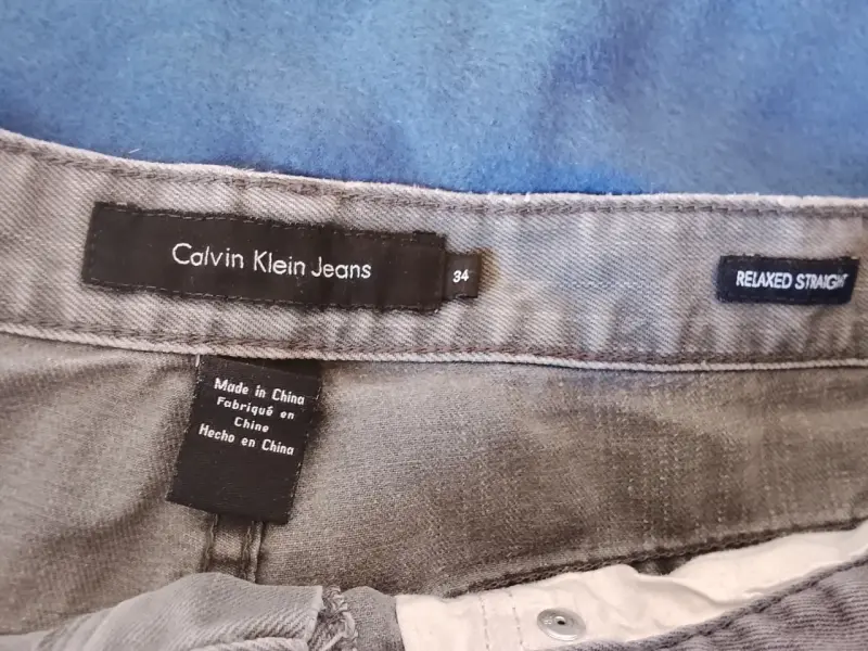 Jeans Calvin Klein Relaxed Straight Talla 34 - 4