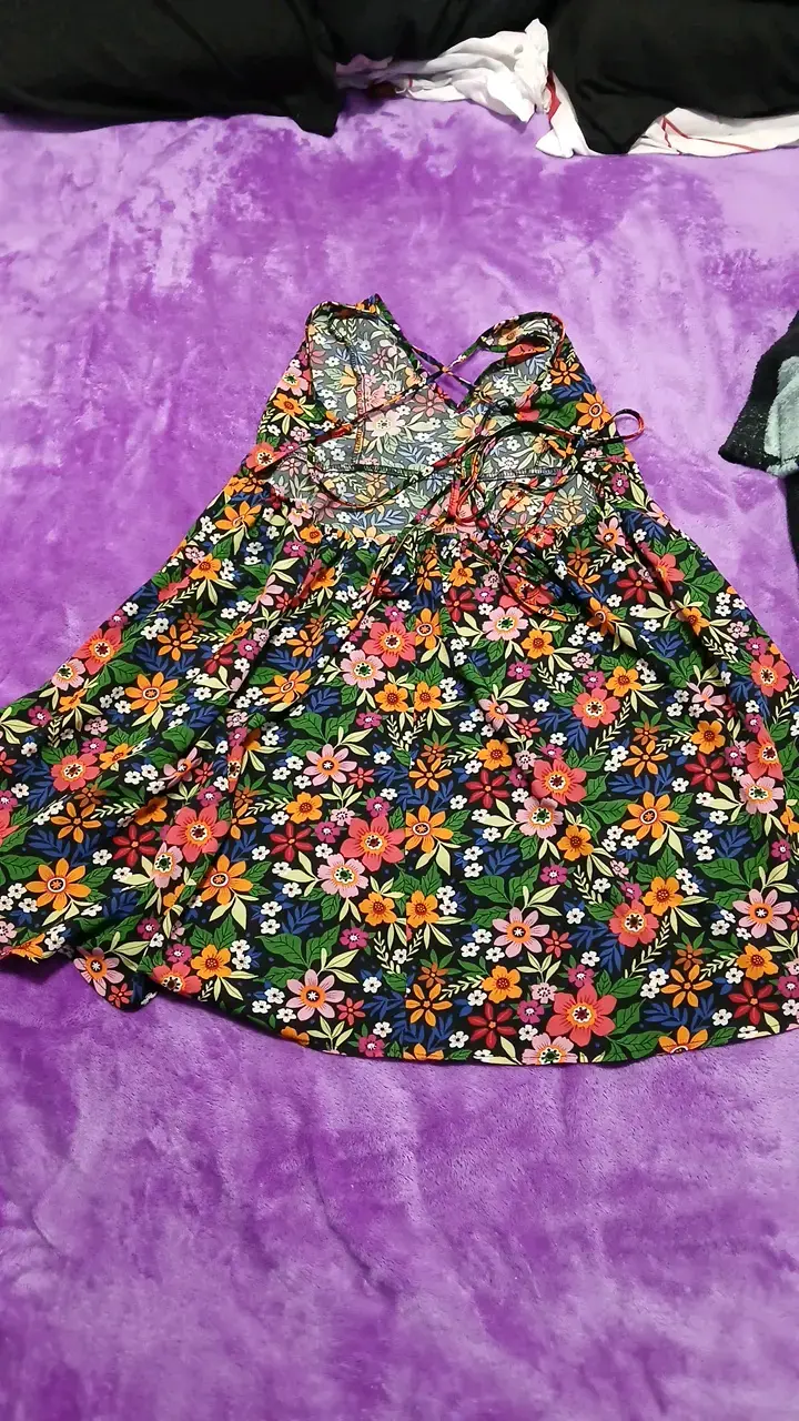 Vestido floral colorido para mujer - 2