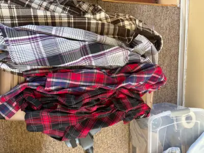 Camisas de franela a cuadros para hombre - miniatura 1