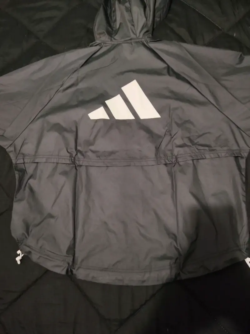Cortaviento Negra con Capucha Adidas - 3