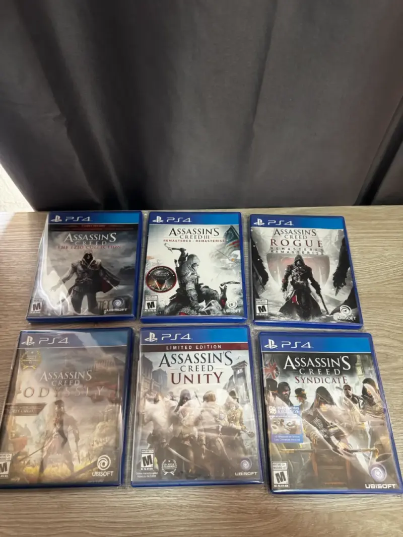 Colección de juegos Assassin's Creed para PS4