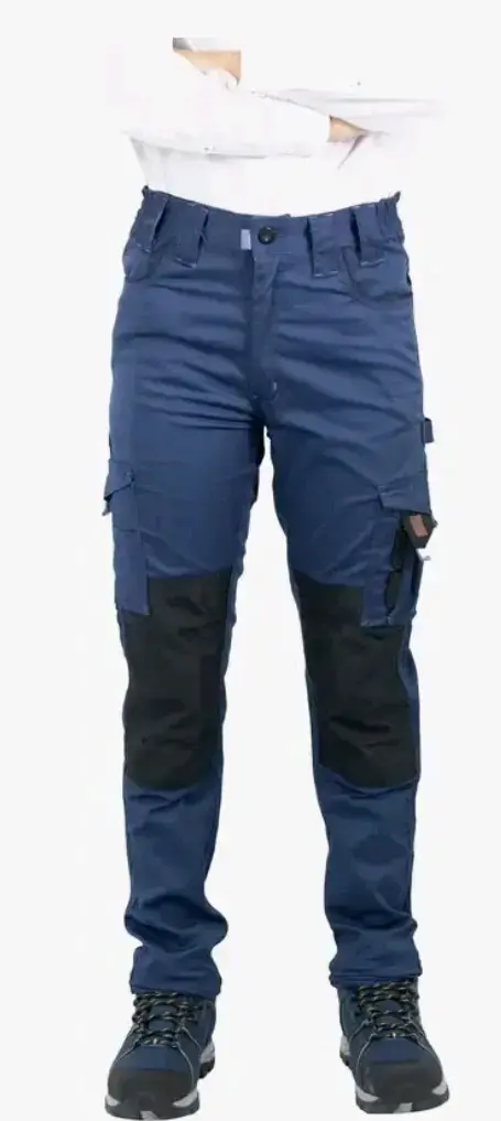 Pantalón cargo azul Dakota con refuerzos - 1
