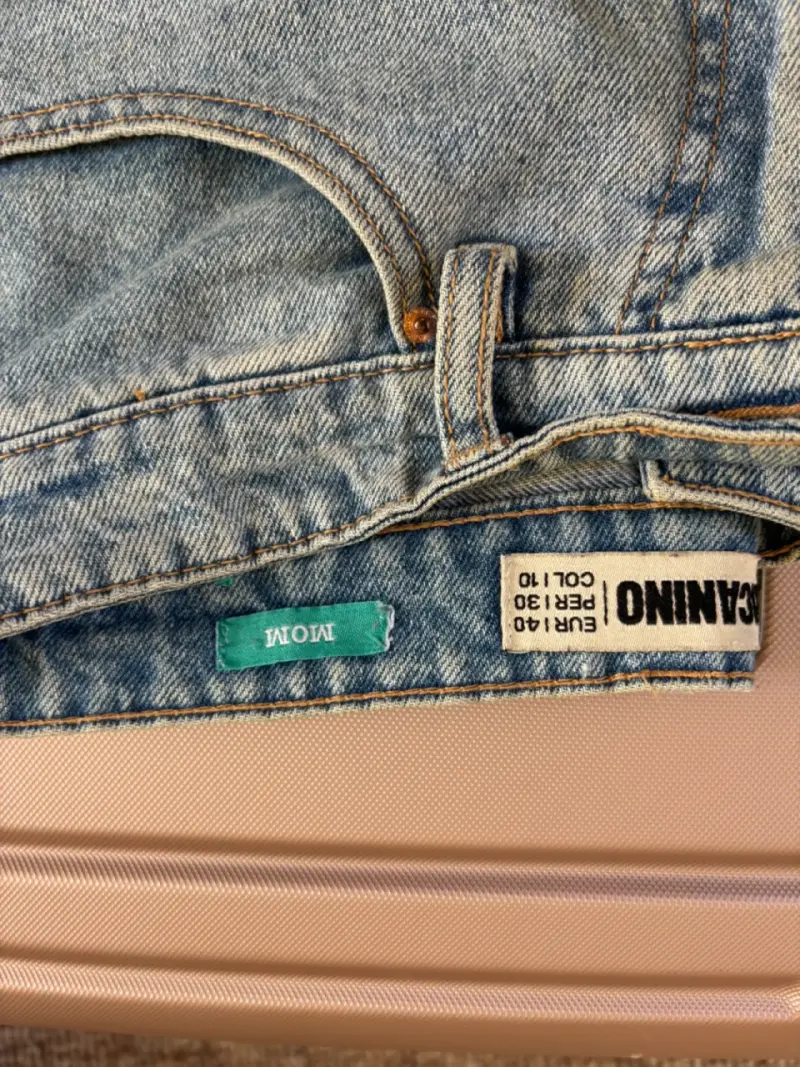 Jeans de mezclilla azul claro para hombre - 2