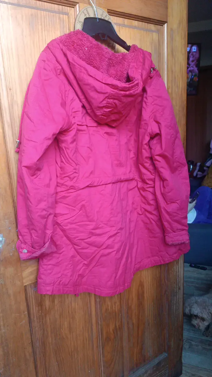 Parka FSP Mujer Roja con Capucha - 2