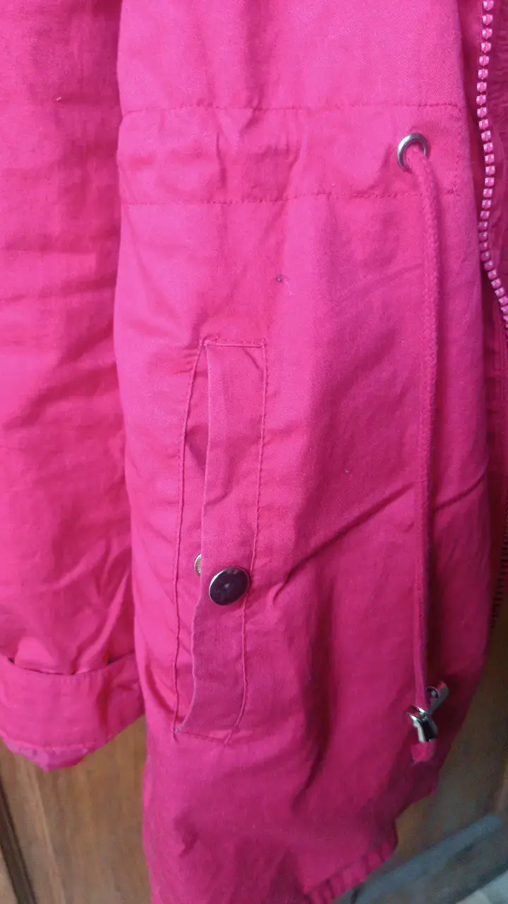 Parka FSP Mujer Roja con Capucha - 4