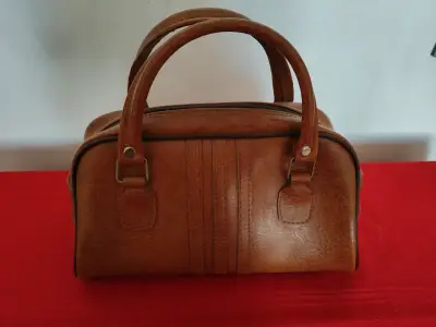 Bolso Retro Estilo Bowling Vintage Años 70s / 80s - miniatura 1