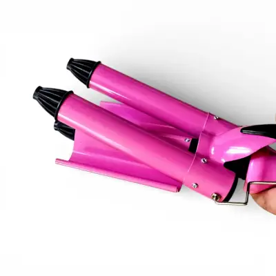 Rizador de Pelo Triple Barril Rosa - miniatura 2