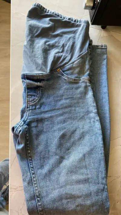 Jeans maternales de mezclilla azul - miniatura 2