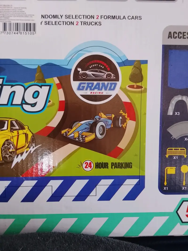 Set de autopistas de juguete con pista de carreras - 3