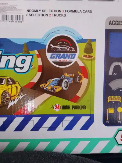 Set de autopistas de juguete con pista de carreras - miniatura 3