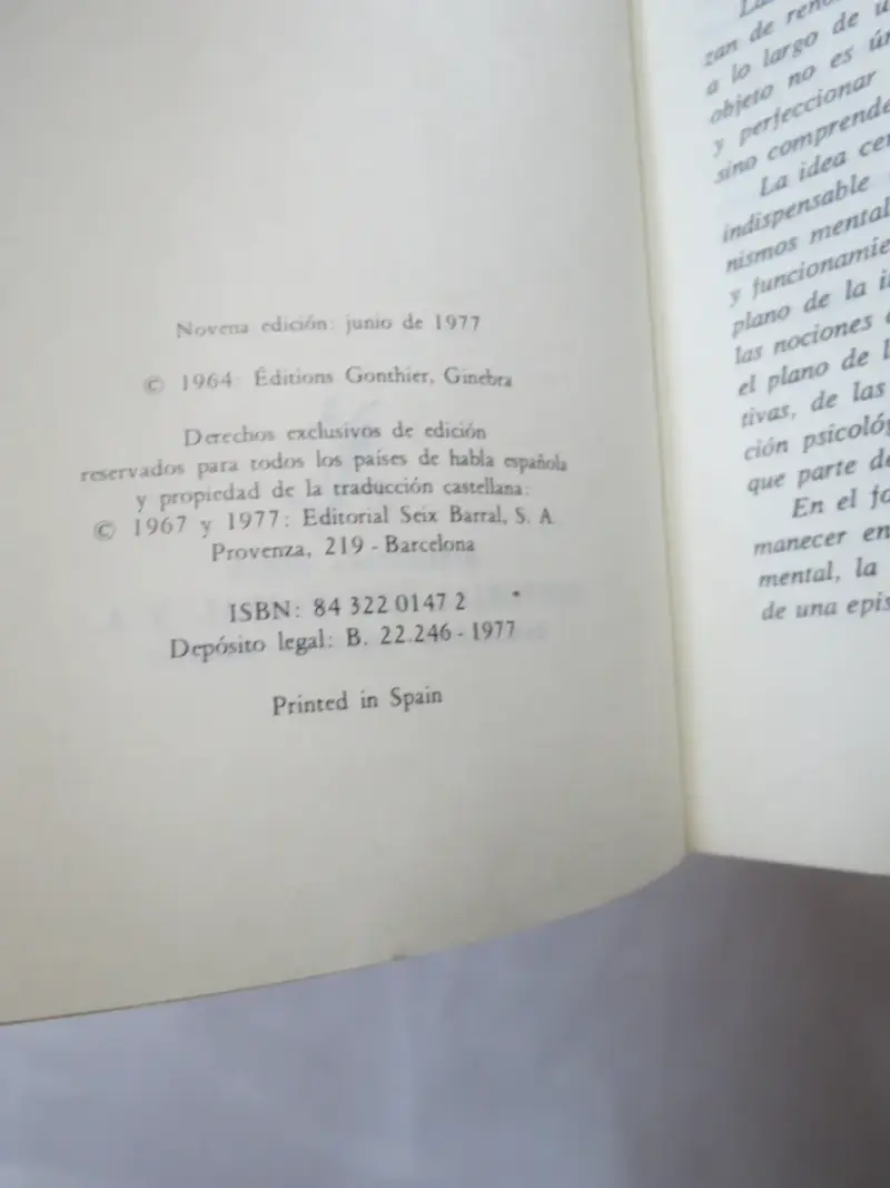 Libro 'Seis Estudios de Psicología' de Jean Piaget - 4