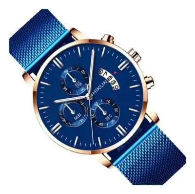 Reloj de Pulsera Azul con Cronógrafo - miniatura 1