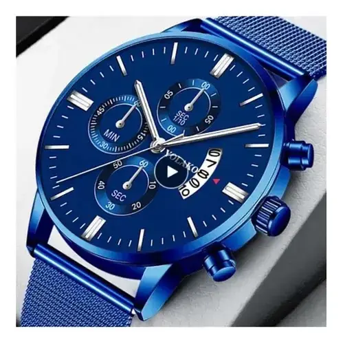 Reloj de Pulsera Azul con Cronógrafo - 2