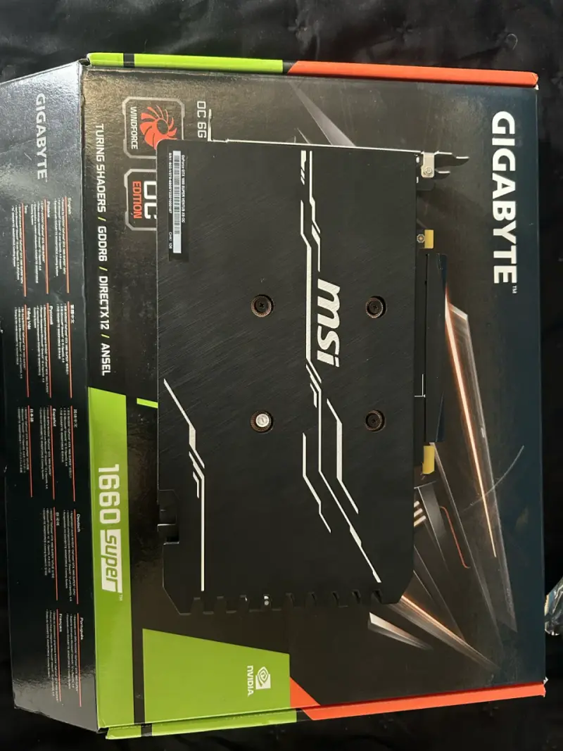 Tarjeta gráfica MSI GeForce GTX 1660 Super - 3