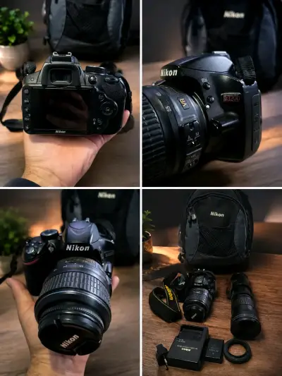 Cámara Nikon D3200 con Lentes y Accesorios - miniatura 1