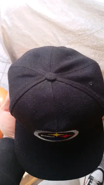 Gorra negra Steelers con logo bordado - miniatura 2