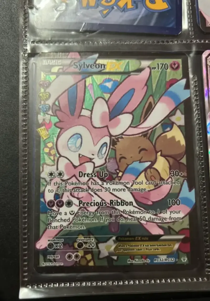 Tarjeta Pokémon Sylveon EX y Gardevoir EX - 1