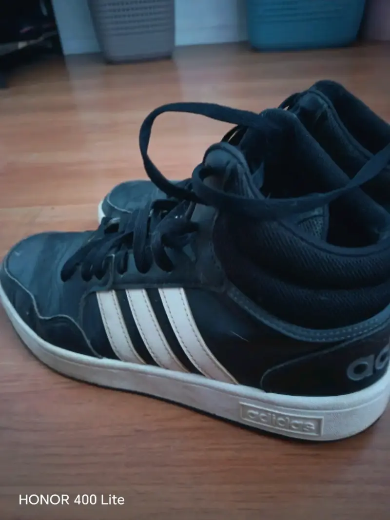 Zapatillas deportivas negras Adidas de caña alta - 1