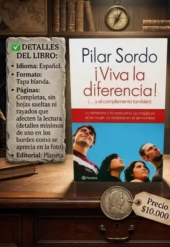 Libro '¡Viva la diferencia!' de Pilar Sordo - 1