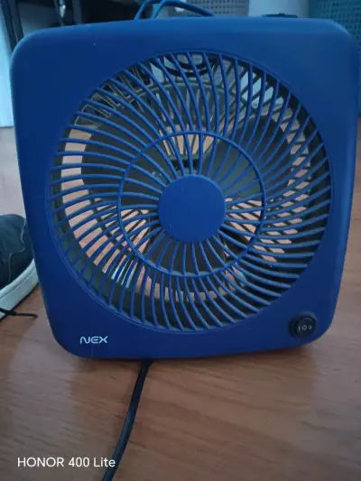 Ventilador portátil azul Nex compacto - miniatura 1