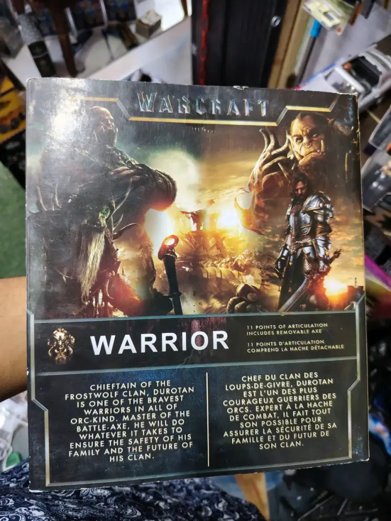 Figura de acción Warcraft Warrior articulada - 4