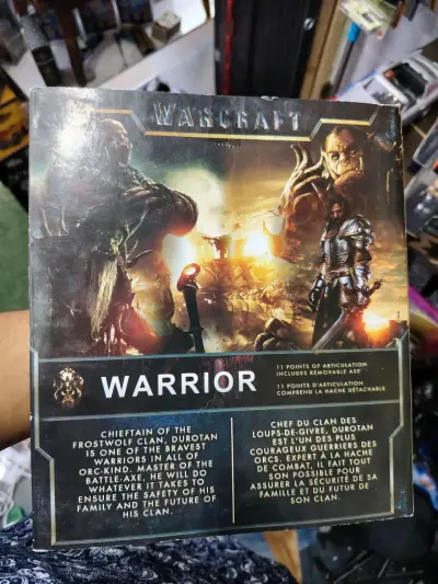 Figura de acción Warcraft Warrior articulada - miniatura 4