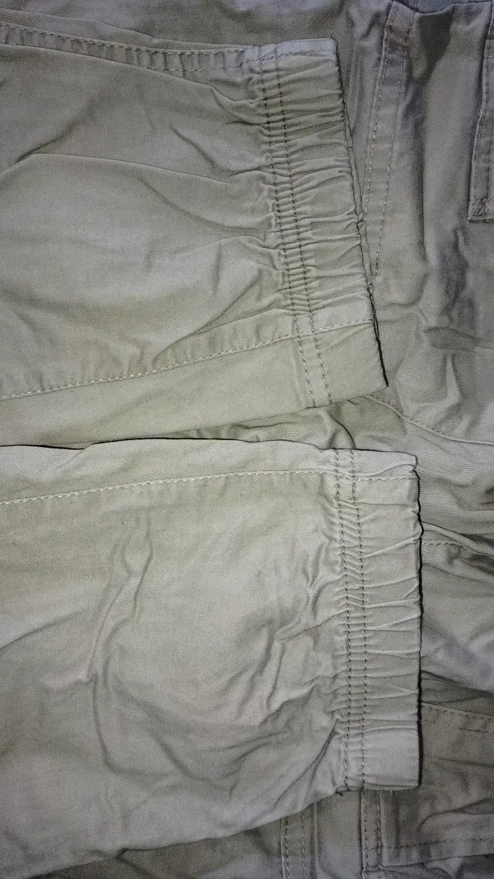 Pantalones cargo beige H&M talla S - 2