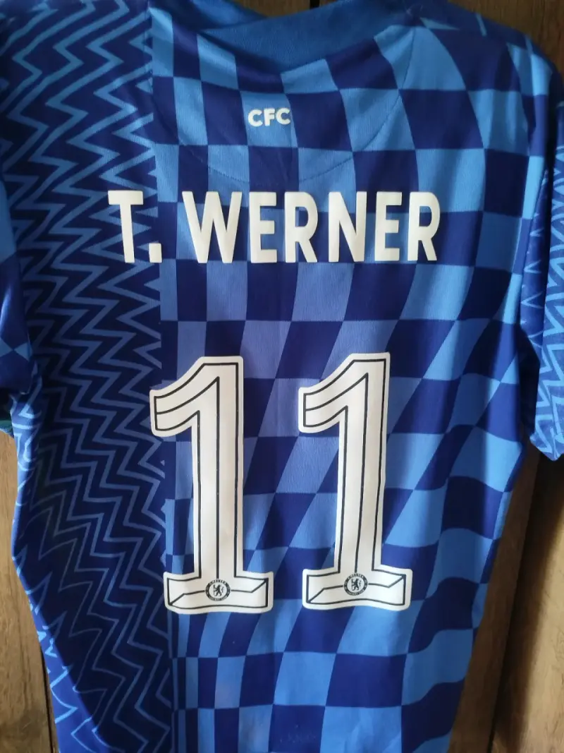 Camiseta Chelsea FC T. Werner 2021 Azul - 3
