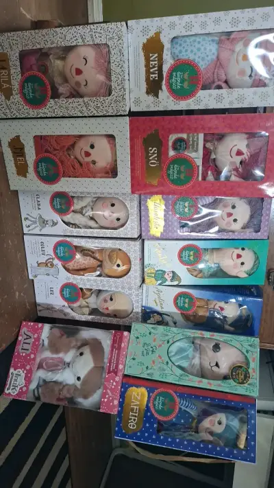 Muñecas de tela hechas a mano colección variada - miniatura 1