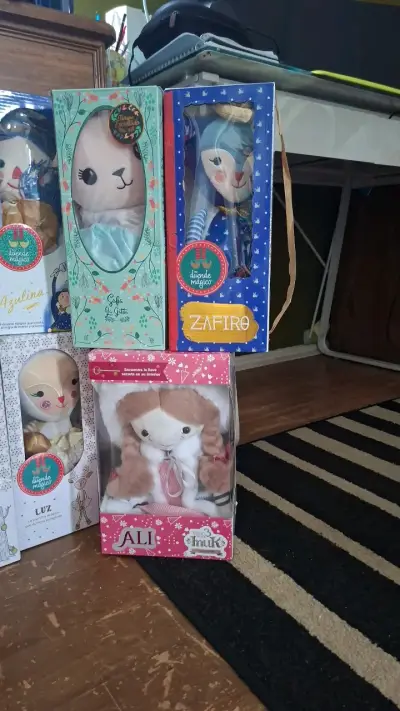 Muñecas de tela hechas a mano colección variada - miniatura 3