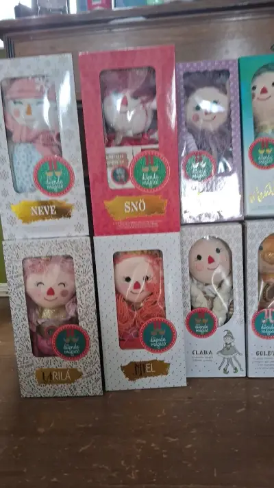 Muñecas de tela hechas a mano colección variada - miniatura 5