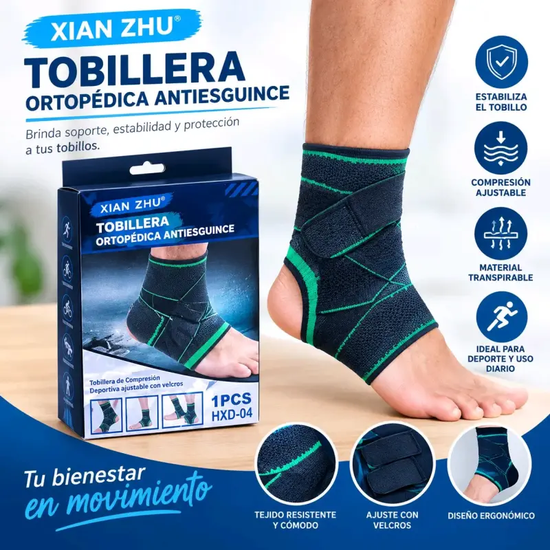 Tobillera Ortopédica Antiesguince Xian Zhu
