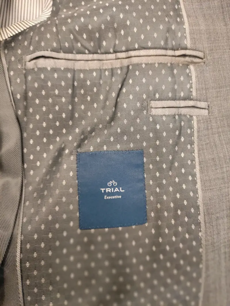 Traje  gris elegante para hombre Trial Executive - 3