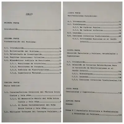 Libro Tesis sobre folklore influencia en párvulos - miniatura 2