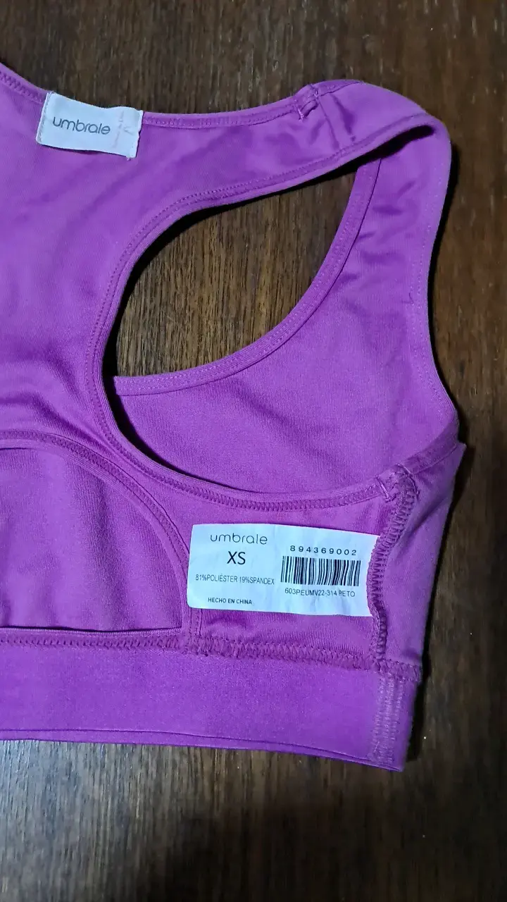 Top deportivo morado Umbrale para mujer - 4