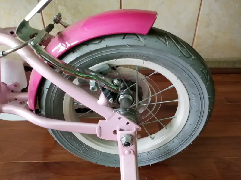 Bicicleta infantil Oxford rosa con rueditas - 2