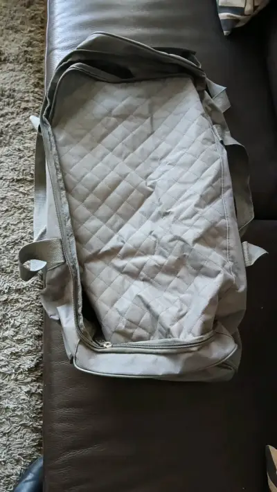 Bolso de viaje gris con ruedas B-Chic - miniatura 1