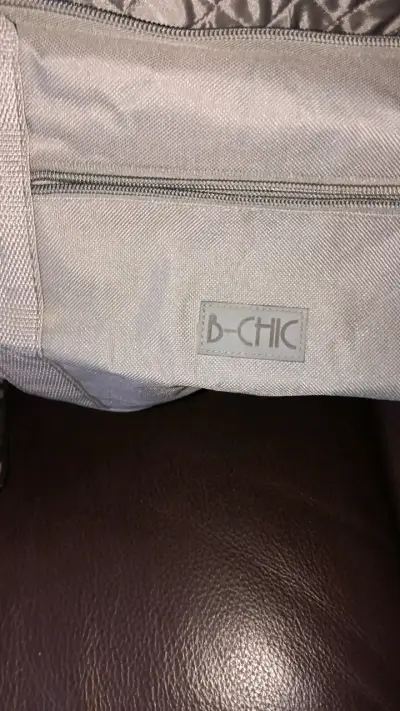 Bolso de viaje gris con ruedas B-Chic - miniatura 2