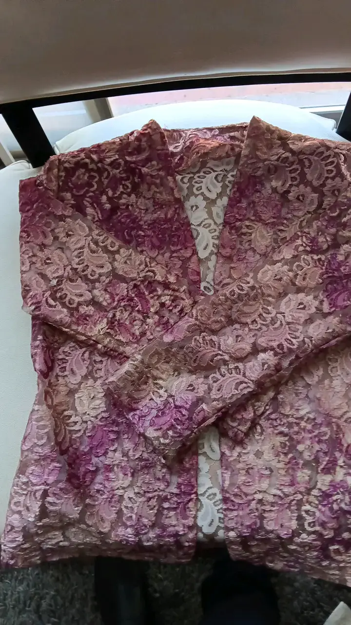 Chaqueta de encaje floral para mujer - 2