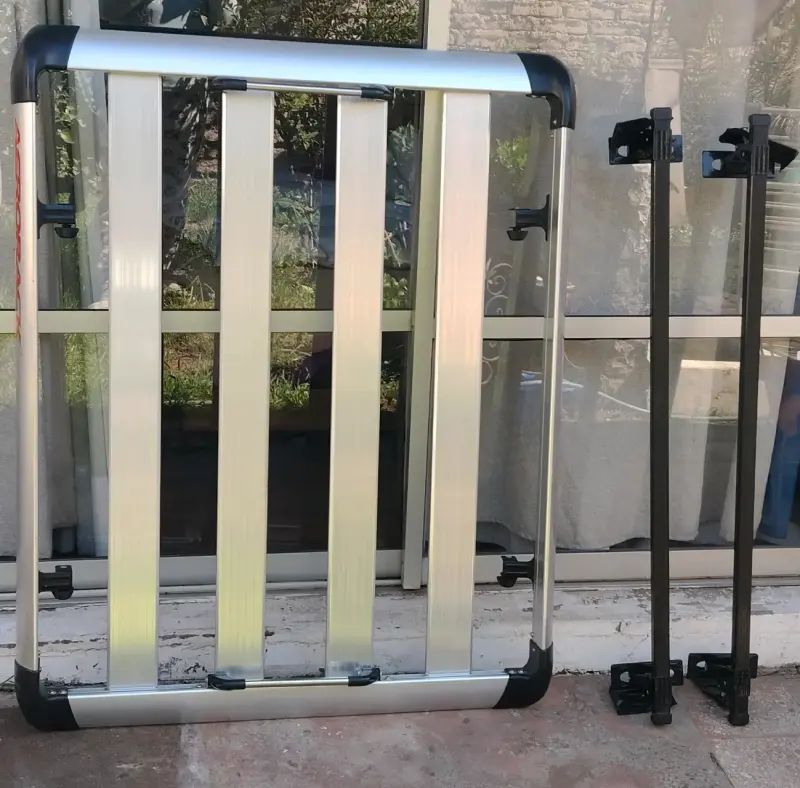 Portaequipaje de techo para auto aluminio - 2