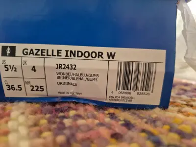Zapatillas Adidas Gazelle Indoor Mujer Beige - miniatura 1