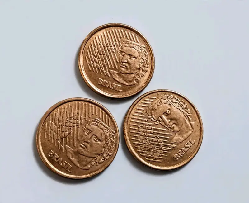 Monedas de colección centavos Brasil 1994-1995 - 2