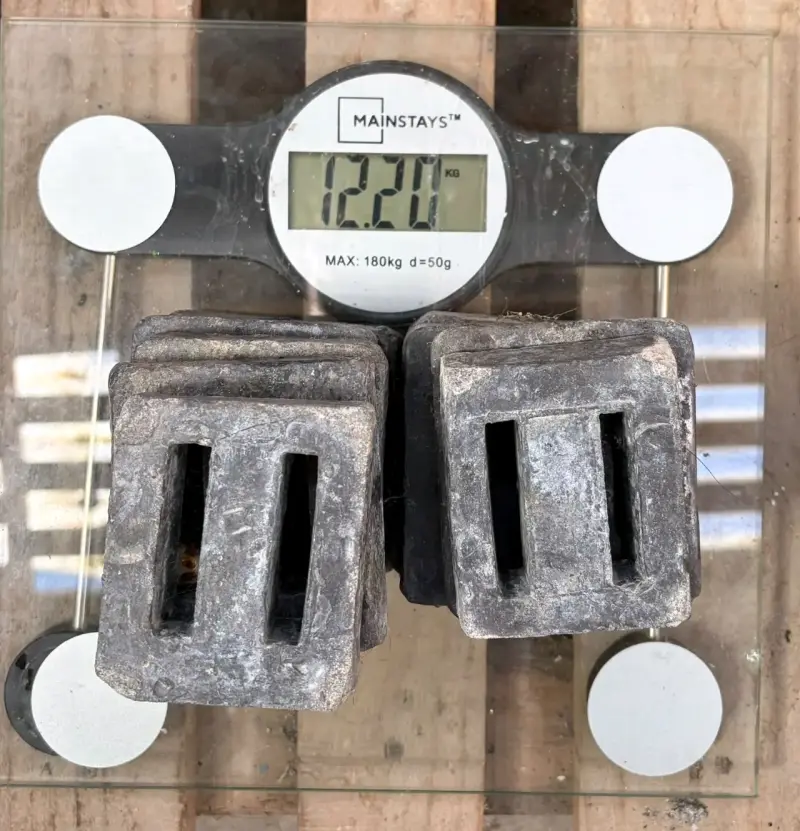 Cinturón de plomo 12.20 kilos - 2