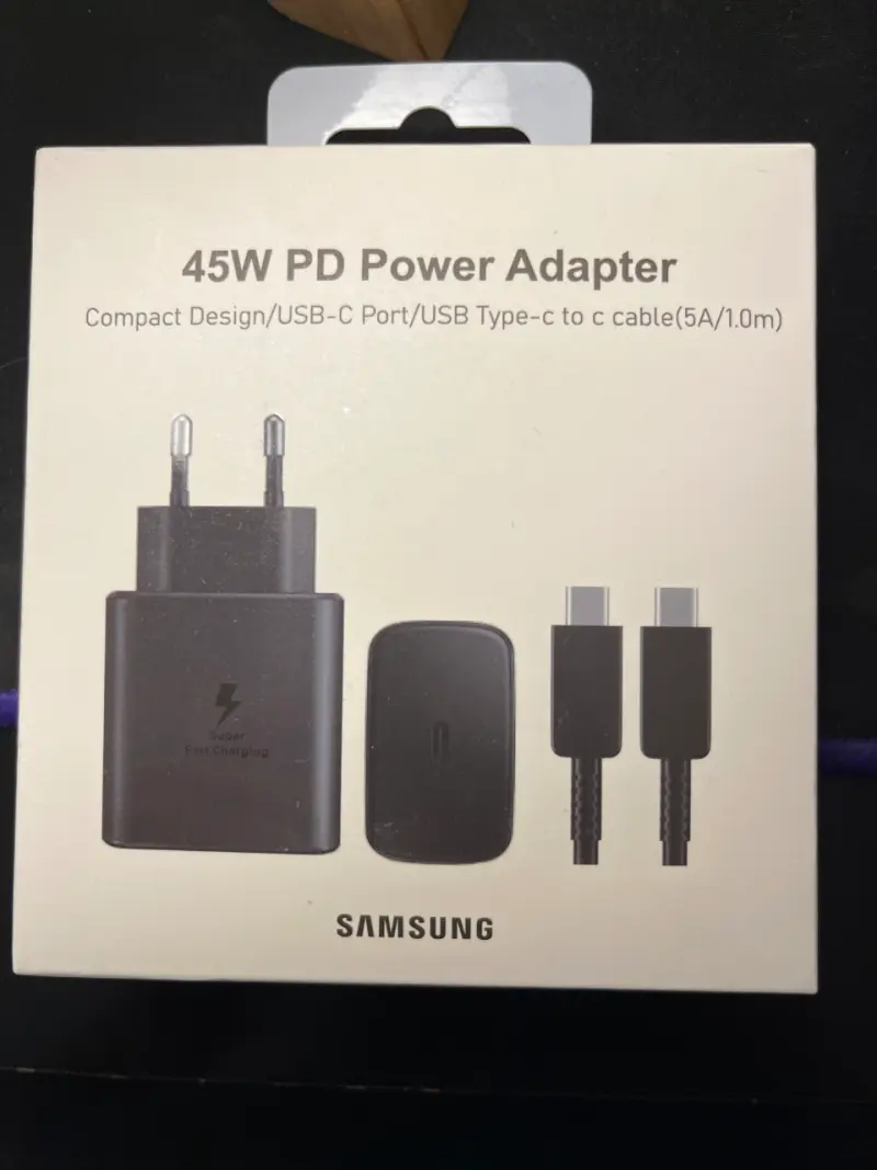 Cargador Samsung 45W PD con Cable USB-C - 1