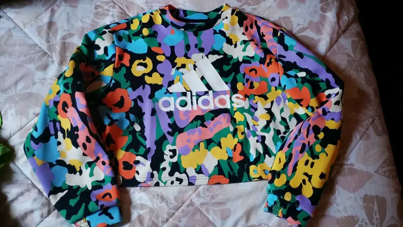 Polerón Adidas multicolor estampado - 2