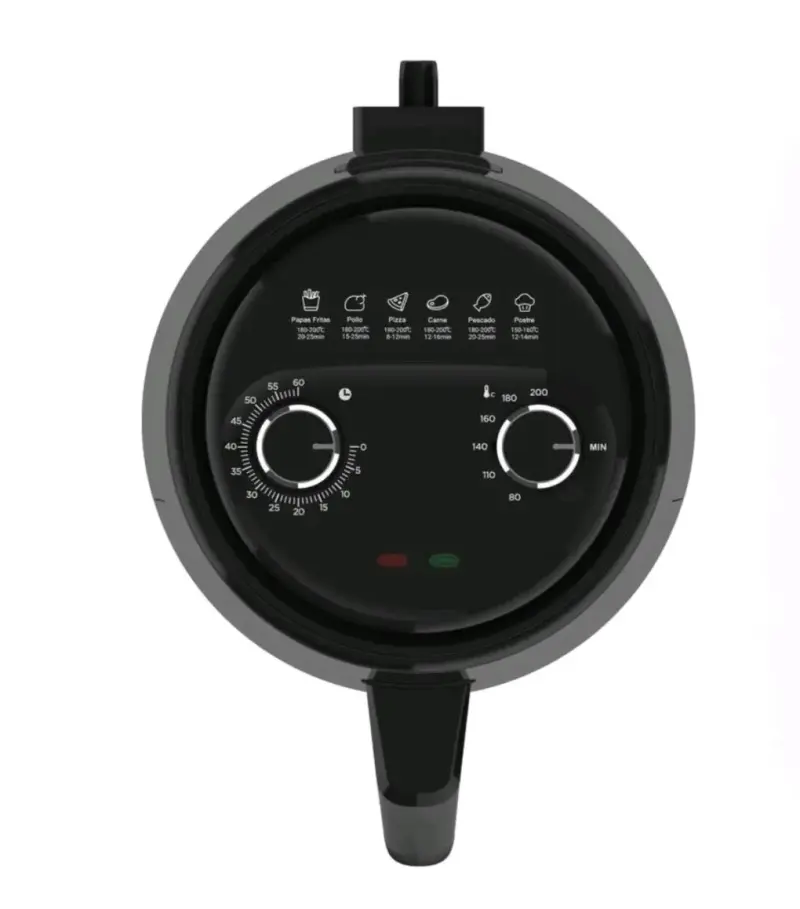 Freidora de Aire Recco Negra con Control de Temperatura - 3