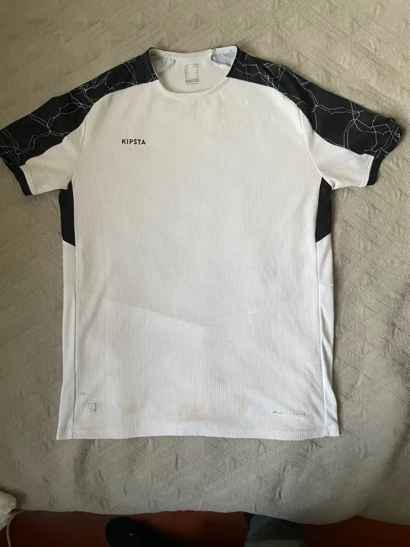 Polera deportiva blanca Kipsta para hombre