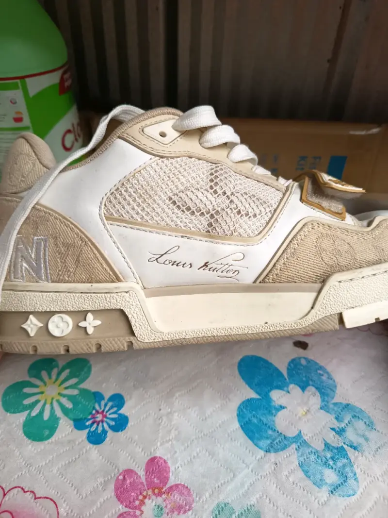 Zapatillas deportivas beige Louis Vuitton - 4