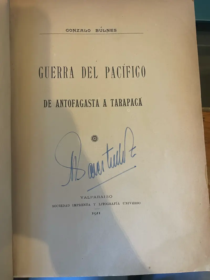 Libros antiguos Guerra del Pacífico Gonzalo Bulnes - 5